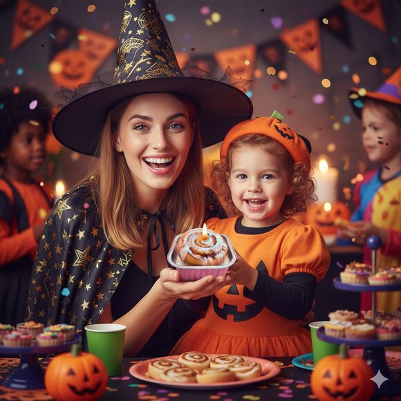 Cinnamon Bun Scented Soy Wax Candle - Picture 9 of 11